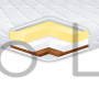 Дитячий матрац Eurosleep KIDDY COCOS-MEMORY trikotazh фото Магазин меблів BoLa