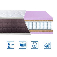 Матрац ортопедичний Eurosleep BRAVE SPRING COCOS пружинний