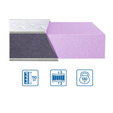 Матрац ортопедичний Eurosleep BRAVE ULTRA FOAM трикотаж
