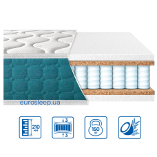 Матрац ортопедичний Eurosleep Fresh "SPRING COCOS"