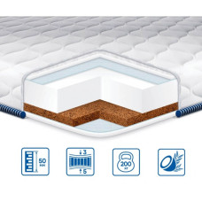 Топпер матрац Eurosleep COCOS KOMFORT жаккард