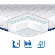 Топпер матрац Eurosleep SUPER STRONG жаккард